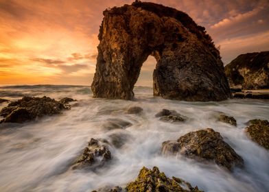 Sunset at the Sea Beach