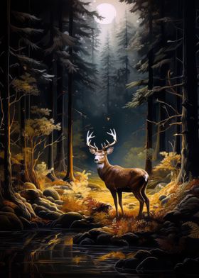 Deer in Forest