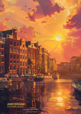 Amsterdam city Netherlands