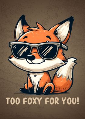 Cute Fox Humor Kawaii Foxy