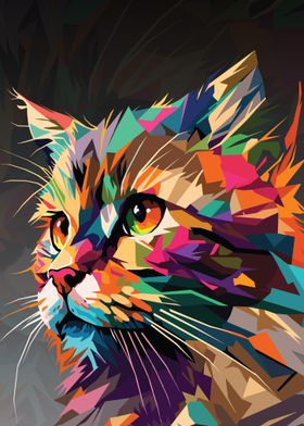 colorfull cat