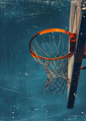 Basketball Hoop Sports art