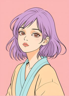 Girl in yukata