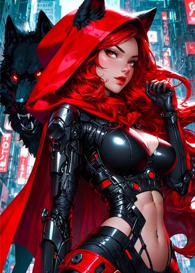 Red Riding Hood Cyberpunk