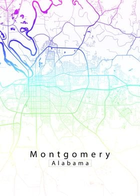 Montgomery Alabama Map