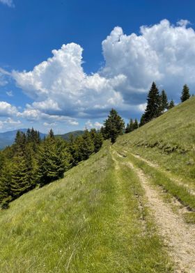 Hike to a blue sky