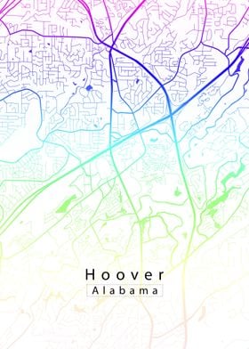 Hoover Alabama City Map