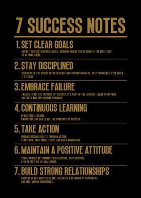 7 Success Notes