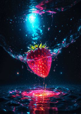 Strawberry in the Water