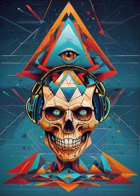 Music Skull Rad Minds Eye