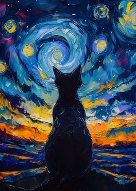 cat vangogh