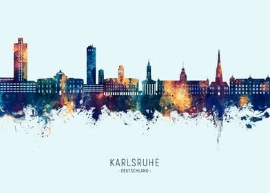 Karlsruhe Skyline Germany