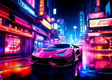 Neon cyberpunk 