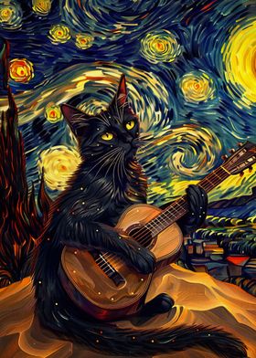 cat vangogh