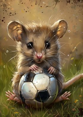 Mouse Soccer Ball Football