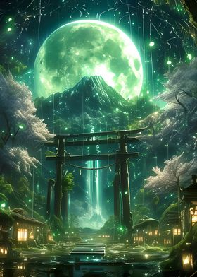Green Mystic Torii Gate