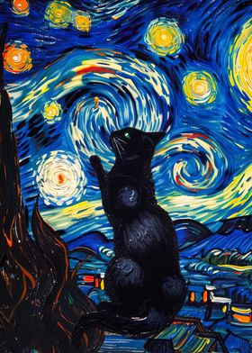 cat vangogh