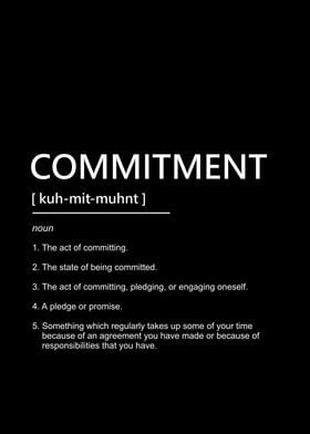 commitment in meaning