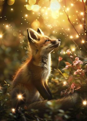 Fox Cubs Enchanted Forest