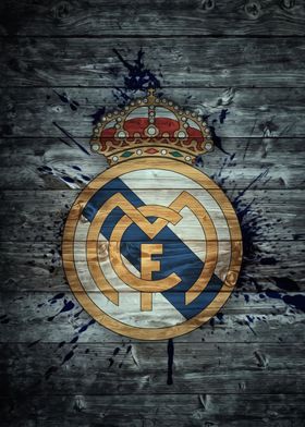 Real Madrid Logo Paint
