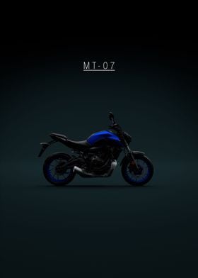 Yamaha MT07 2021 Blue