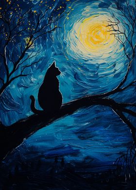 cat vangogh