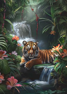 Tigers Jungle Repose