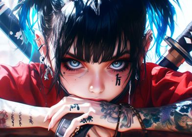 tattoo fantasy anime