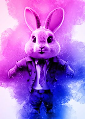 Cute rabbit illustration