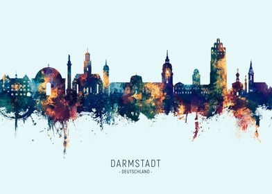 Darmstadt Skyline Germany