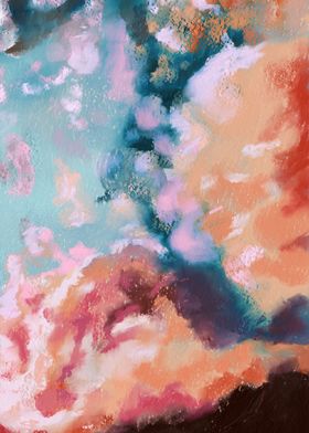 Magical Cloud Oil Painting