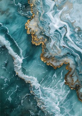 Kintsugi Ocean Landscape