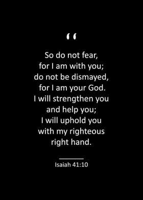 Isaiah 41 10