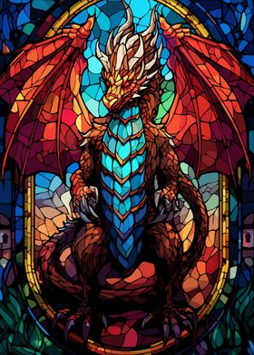 Stained Glass Dragon