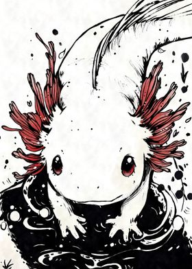 Axolotl Black Ink 