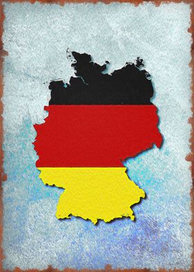 germany flag maps