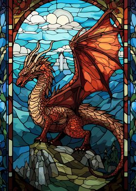 Stained Glass Dragon