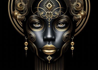 Black Queen African Art 