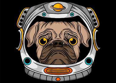 Dog Helmet Astronaut