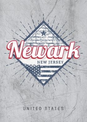 Newark City New Jersey USA