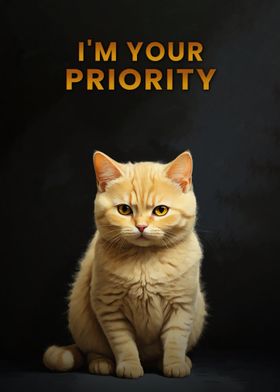 Cat Is Your Life Priority