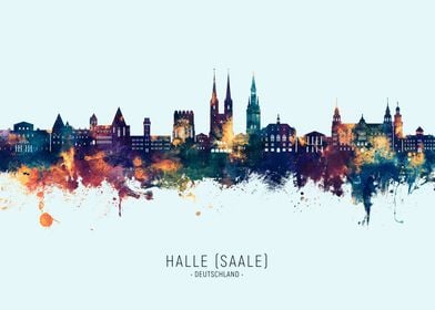 Halle Saale Skyline