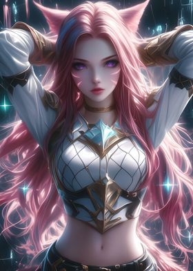 Elegant Pink Warrior