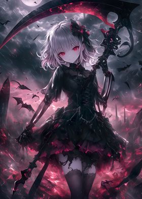 Demon Grim Reaper Girl