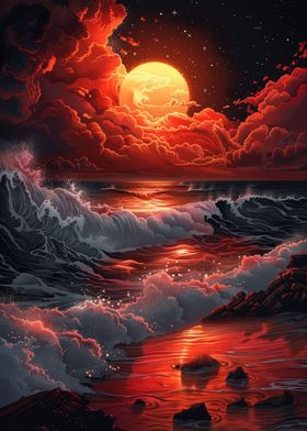 Ocean sunset