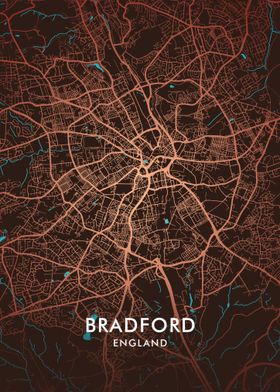 Bradford City Map