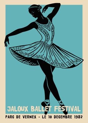 1982 French Ballet Poster