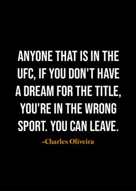 Charles Oliveira quotes 