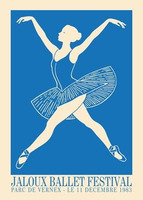 1983 French Ballet Poster