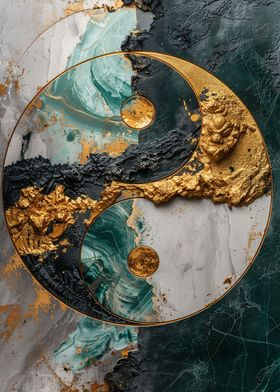 Yin Yang Kintsugi Harmony